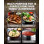 Faitout standard avec couvercle Cooks, cocotte professionnelle en acier inoxydable 9 pintes, argent-92665951