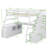 Full-Size Loft Bed Featuring 7 Drawers, 2 Shelves, And A Desk-1325819952