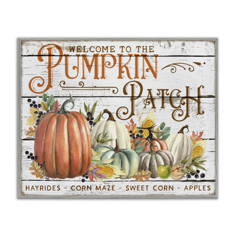 «Welcome Pumpkin Patch», estampe numérique par Creatif Belle, Estampe numérique Farmhouse, H 16 po x l 20 po