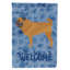 Caniche en polyester à 2 côtés 40 x 28 po standard welcome drapeau maison-957493151