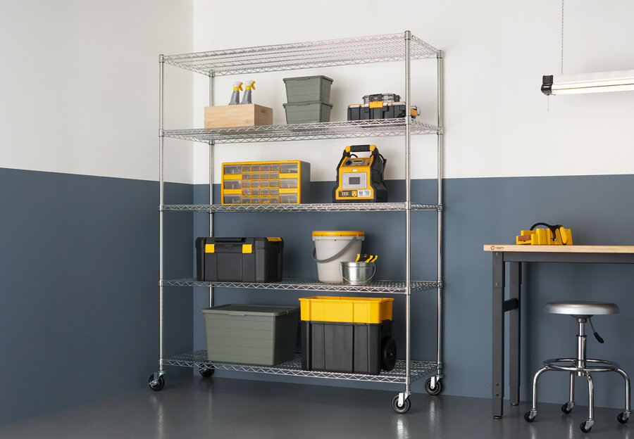 Adjustable Shelving Unit with Wheels by WFX Utility™