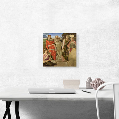 " The Entombment 1501 " by Michelangelo Painting Print