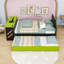 Lit de jour double en bois avec port USB, bureau et lit gigogne-1622513453