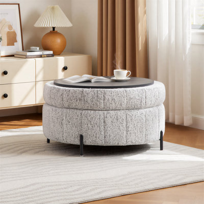 Repose-pieds de rangement l 31 po avec couvercle réversible