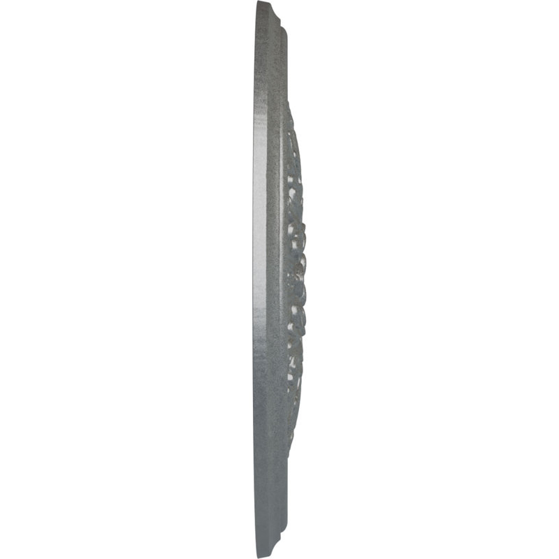 Médaillon de plafond Endurathane Luton, P 15 3/4 po x P 5/8 po (convient aux auvents jusqu'à 1 1/8 po), Platinum