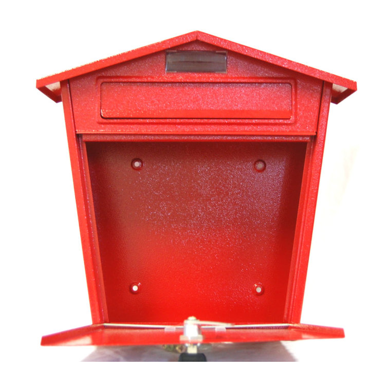 Post Box Plates 17 Stories Steel Plate Post Box | Wayfair.co.uk