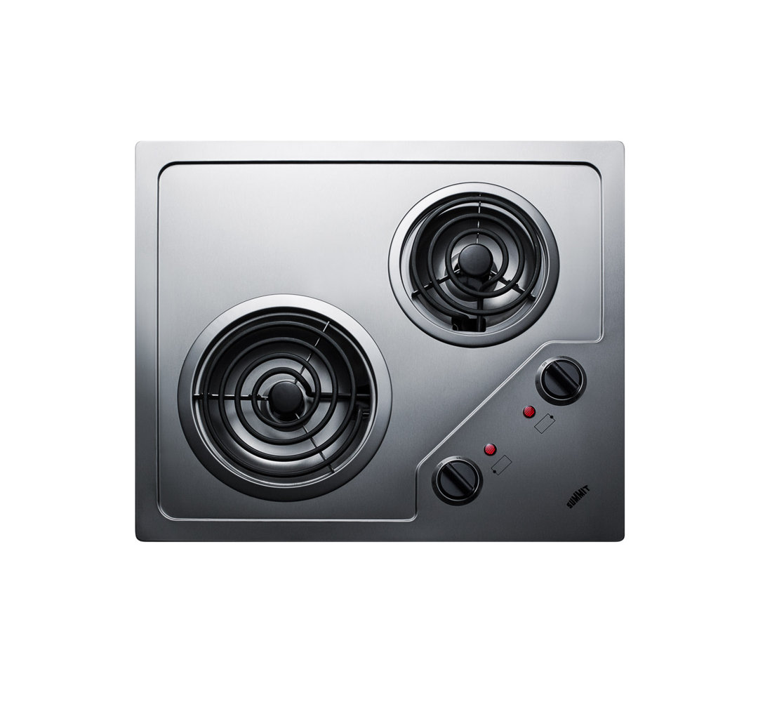 Summit Appliance 22" Stainless Steel Electric Cooktop Summit Appliance