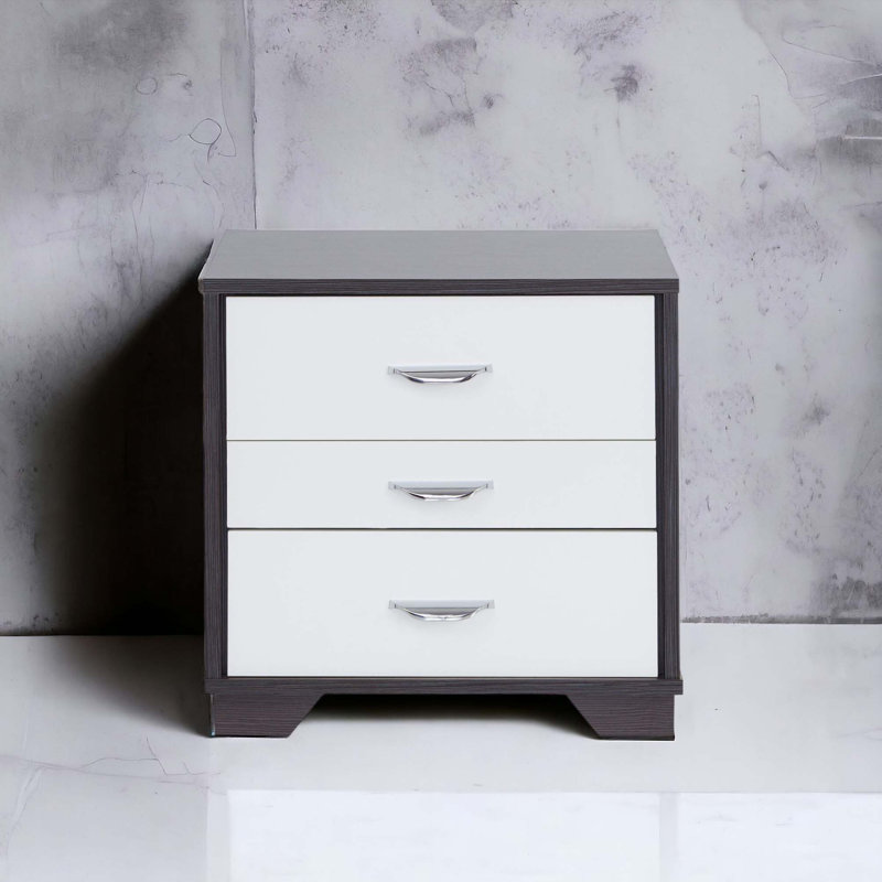 Chic Rectangular Accent Table With Multiple Drawers
