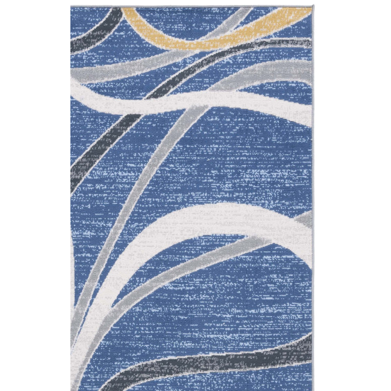 Gaudioso Performance Abstract Rug, Rectangle 5'3" x 7'6"