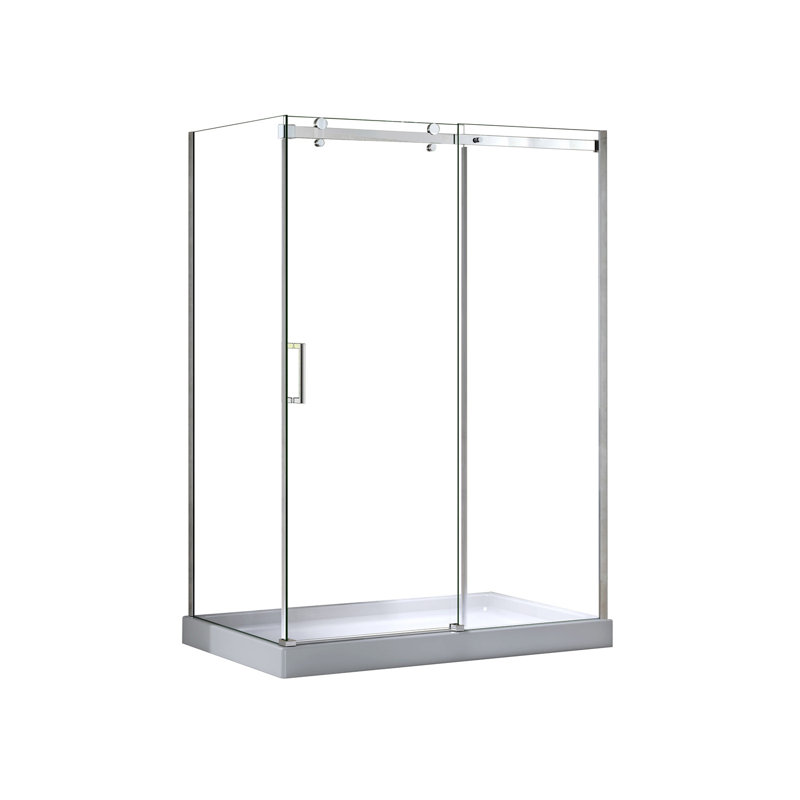 Panneau de retour pour douche de 32 po, Chrome chrome