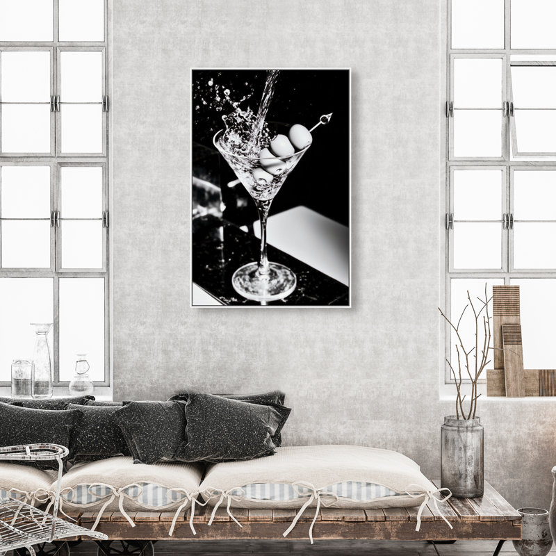 Chill Time III Print by Oliver Gal, 25"H x 17"W, White Floater Frame
