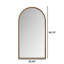 Miroir pleine longueur rétro en fer avec pieds de soutien, pour le salon, la chambre à coucher (doré)-454871470