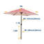 Parasol de patio, parasol 9 pi-2111178594