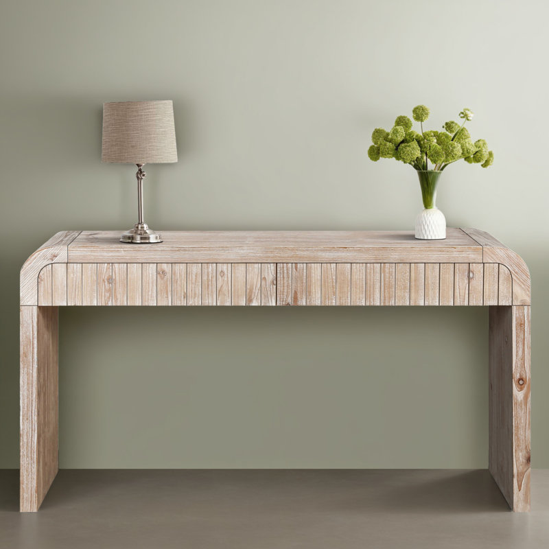 Console 59,11 po, Bois naturel délavé