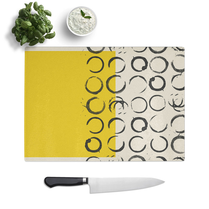 Block Print No.2 Chopping Board, 0.4cm H x 20cm W x 28.5cm L