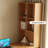 The solid wood bookcase and desk are integrated-638987695-638987694