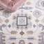 Tapis oriental gris en polypropylène / polyester tissé à la machine-2027479283
