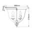 Baddesley Glass Flush Mount