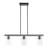 Nilsa 3 - Light Steel Dimmable Kitchen Island Square / Rectangle Chandelier-1621395387