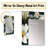 Gaber Green And Beige Wines Flowers - Floral Unique Wall Mirror Decor, Floral Large Mirror, Printed Metal Art-212741594