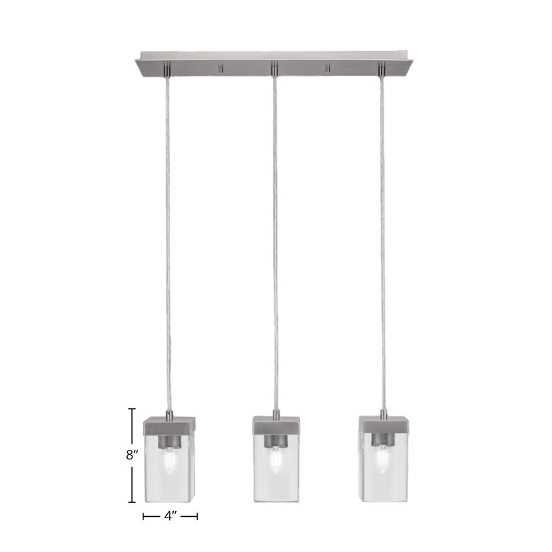 Luminaire suspendu grappe 3 lumières Nouvelle, Graphite, À bulles
