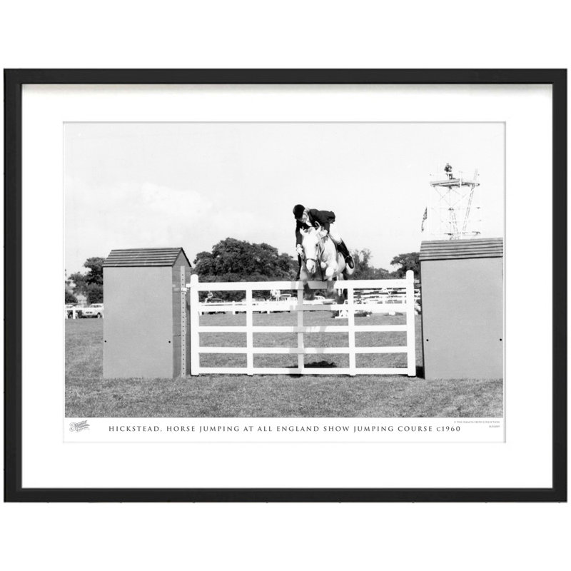 Hickstead, Horse Jumping At All England Show Jumping Course C1960 by Francis Frith - Single Picture Frame Print