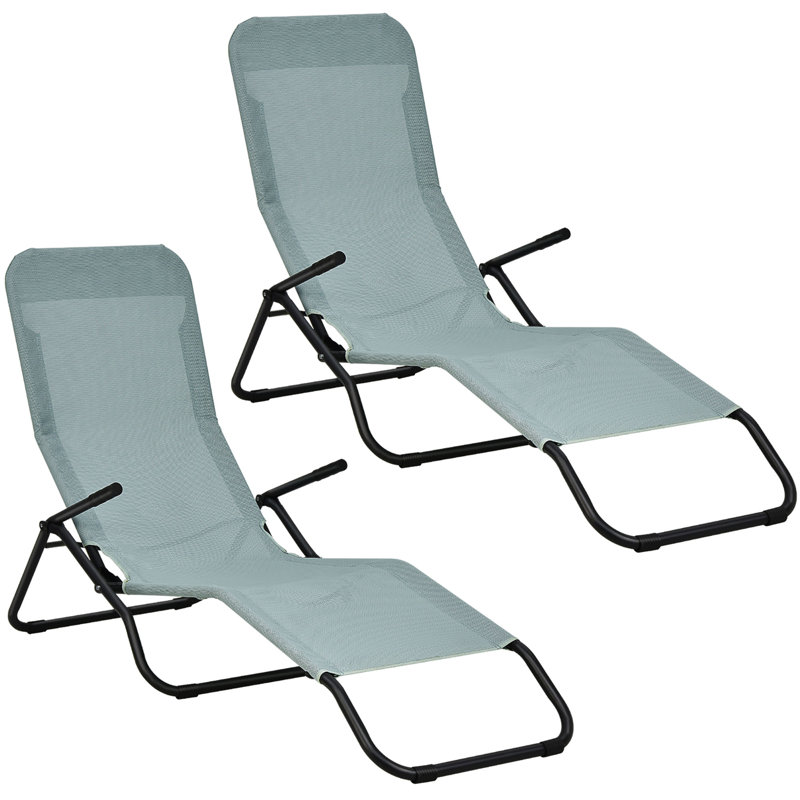 Ensemble de chaises longues de 58 po Jesley