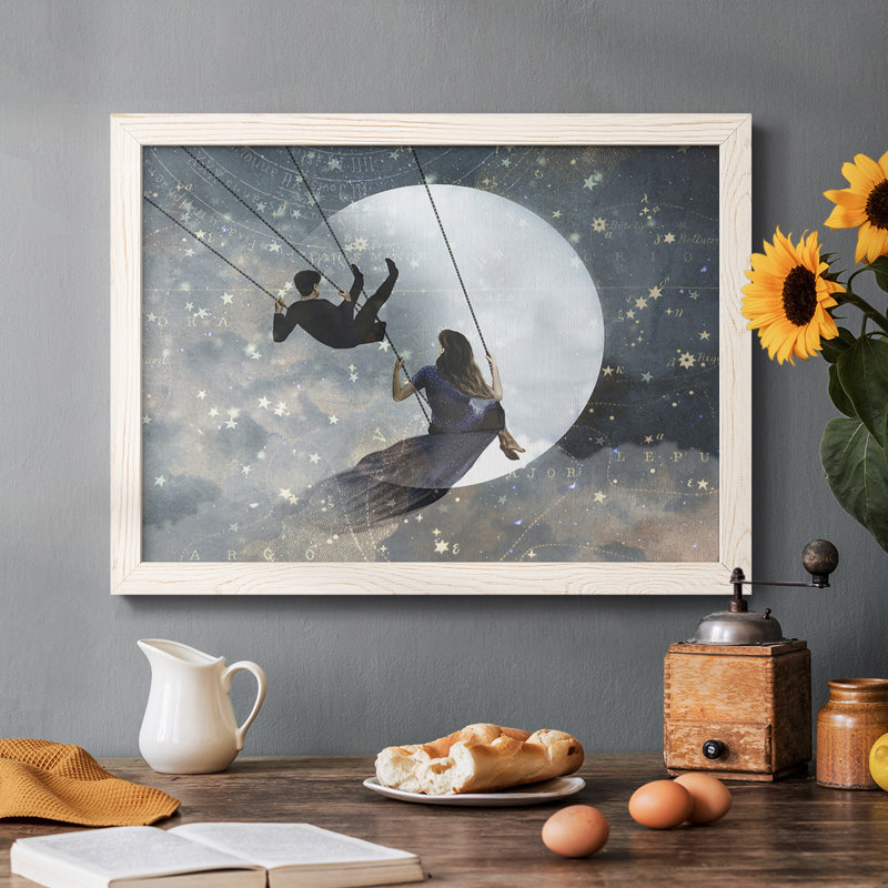 Celestial Love II, reproduction d'art sur toile, Blanc, H 18 po x l 26 po x P 1,5 po