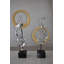 Ensemble de statues paon 2 pièces Feryal: 11 po x 6 po x H 28 po-1748201174