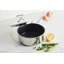 Circulon Clad Stainless Steel Saucepan with Glass Lid and Hybrid SteelShield Nonstick, 2-Quart