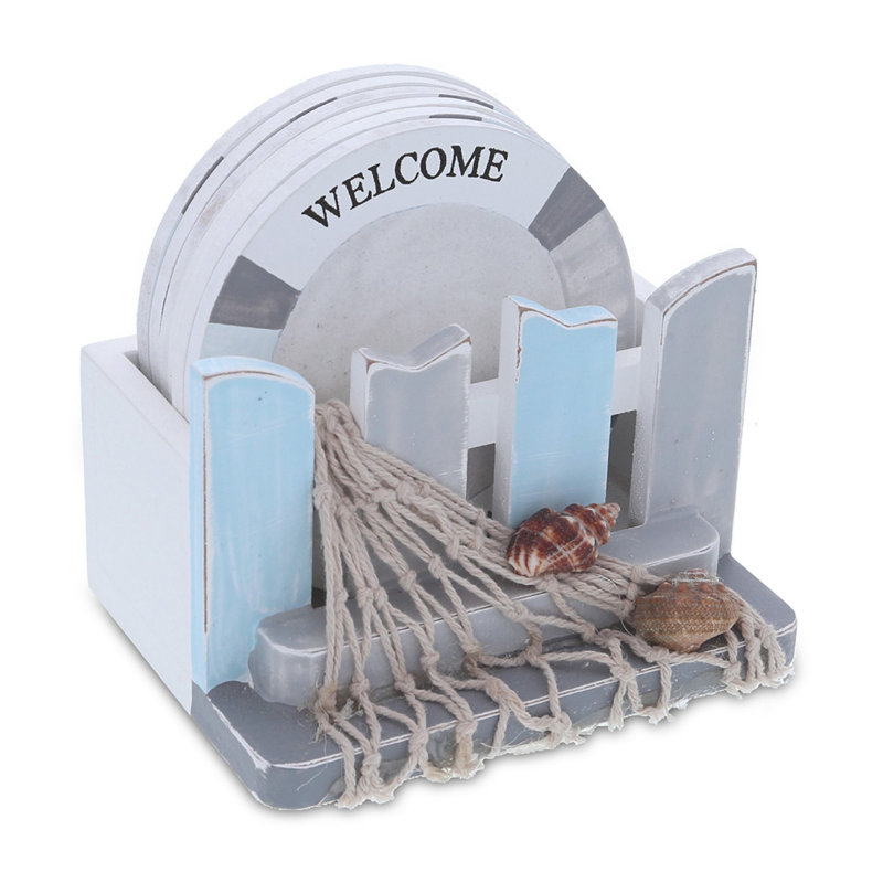 Ensemble de sous-verres Moonlight avec support