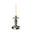 Courtly Check Small Enamel Candlestick
