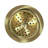 Nantucket Sinks Unlacqured Brass 3.5 Inch Kitchen Drain