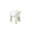 Chaise avec accoudoirs White Boucle-2103558382