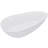 Luxury Glossy White 59" Freestanding Soaking Bathtub With Solid Surface, Ergonomic Back Support, Quick And - Drainage Made From Spa Like Bathing Sensation, Comfortable Shoulder Design, Leak Proof Pop