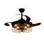 Braunstone 3 - Blade Indoor Caged Ceiling Fan with Remote Control and Light Kit Included