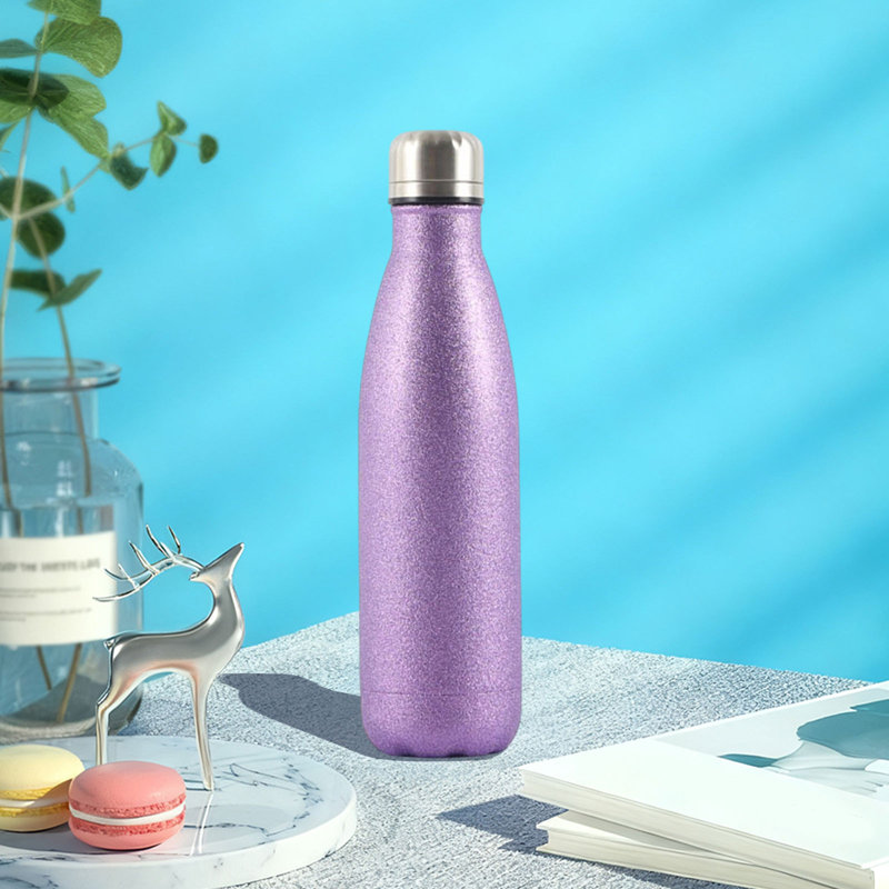 Bouteille d'eau en acier inoxydable 304, Mauve