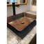 20" Rectangular Vessel Hand Hammered Copper Sink