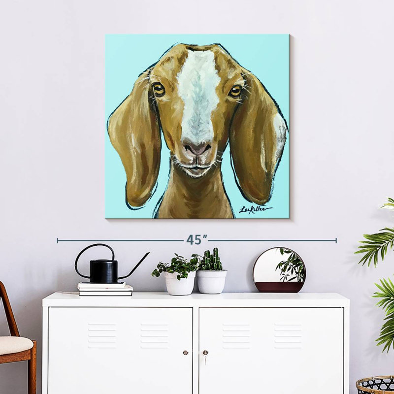Brampt Goat Square Blue