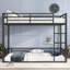 Metal Bunk Bed For Teens And Adults, Space-Saving/Noise Reduced/No Box Spring Needed