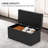 Tufted Storage Ottoman Upholstered End of Bed Footstool Storage Toy Box Footrest Footstool Organizer-91372687