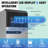 Advwin 100lbs/24h Stainless Steel Under Counter Built-in Freestanding Ice Maker Machine With 33lbs Storage Bin