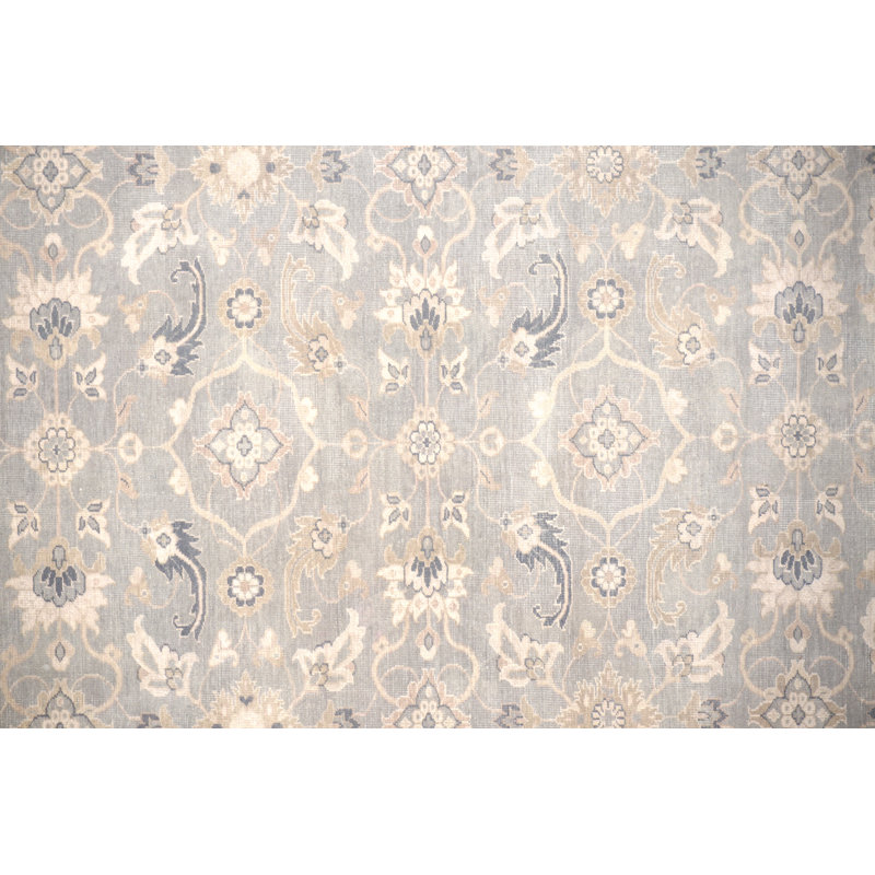 Rectangle Hand Knotted Wool Area Rug