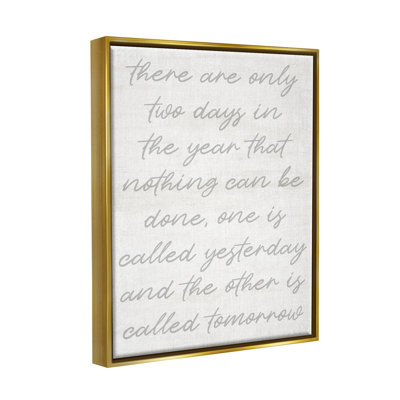 Motivation, phrase d'hier et de demain par Lil 'Rue - impression