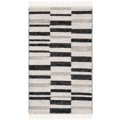Tapis ivoire / noir Charvik