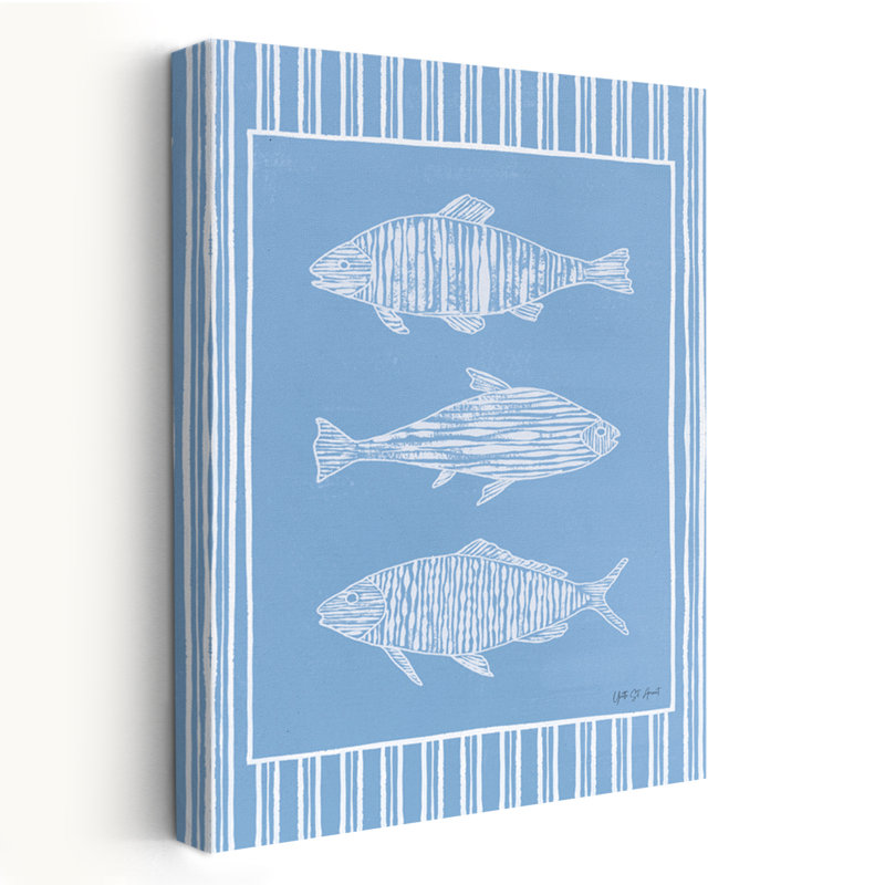 Beachy And Nautical Cape Cod Fish II, 24" H x 16" W