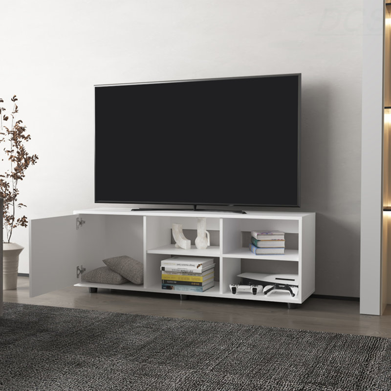 Meuble télé, salon, meuble télé Roseland, Blanc
