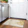 Machine Washable Indoor/Outdoor Xhevrie Gold Rug