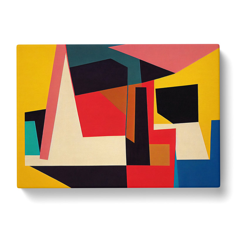 Suprematism Abstract Art Vol.3 - Wrapped Canvas Print