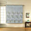 Ensemble de literie de luxe surdimensionné en coton, style bord de mer, bleu complet